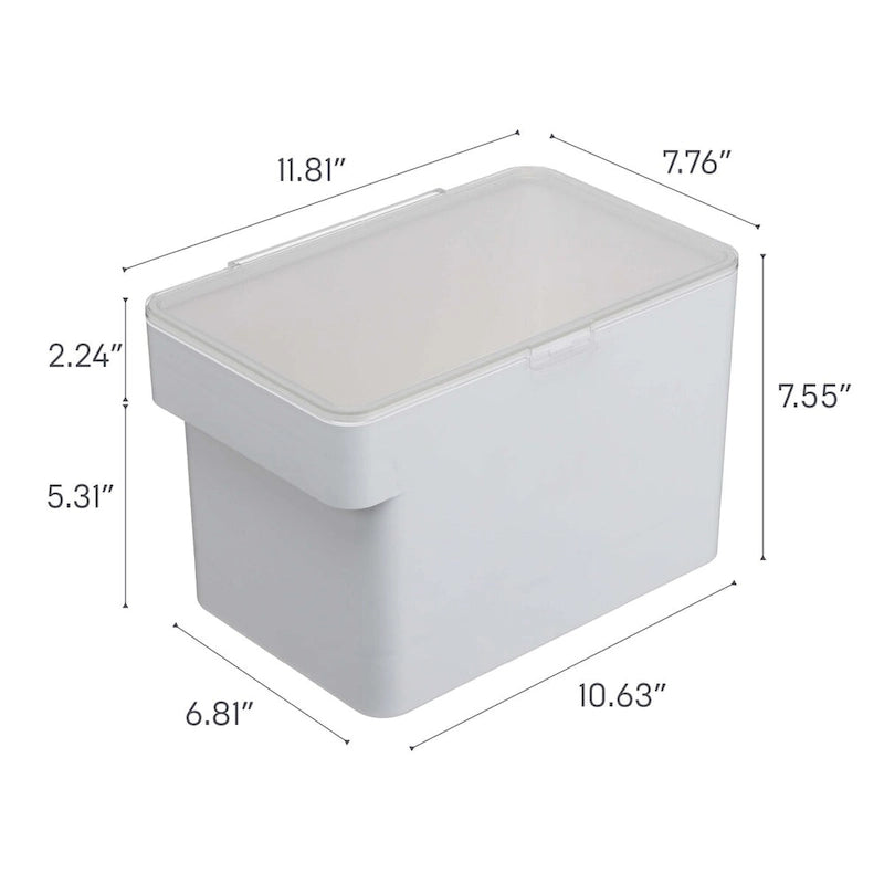 Airtight Pet Food Container - Polypropylene, Medium, 8 lbs / 1.6 Gallons / 6 Quarts